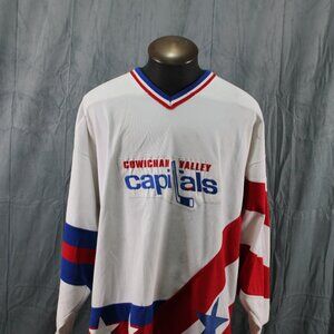 Cowichan Valley Captials Jersey (VTG) - Home Jersey by AK - Men's XL